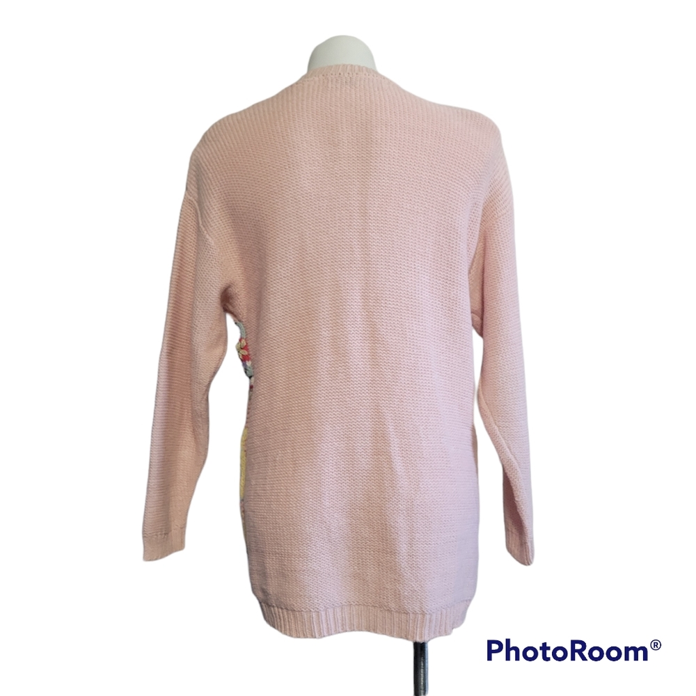 Vintage Chaus pastel pink cardigan - Picture 4 of 5